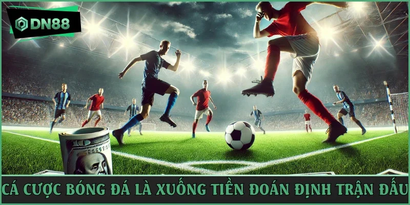 Cá cược bóng đá là xuống tiền đoán định trận đấu