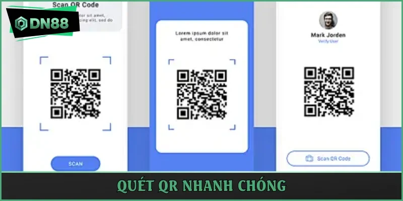 Quét nhanh QR để tiết kiệm thời gian cược thủ